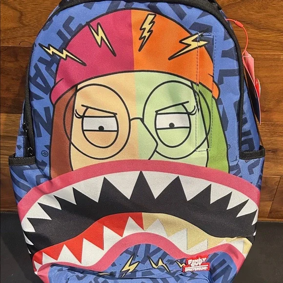 Sprayground Family Guy Multicolor Graphic Backpack